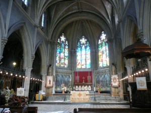 Interior of Holy Trinity Church, Nice, France