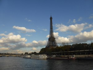 The Eiffel Tower from the River Seine