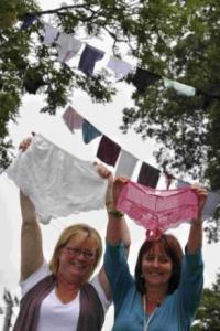 Unusual Bunting at the Village Fête